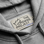 Embroidered Logo Hoodie - Heather Gray