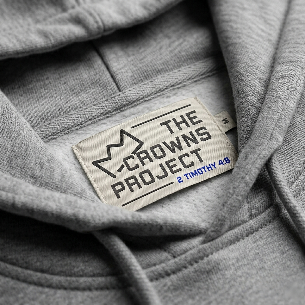 Embroidered Logo Hoodie - Heather Gray