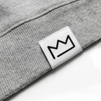 Embroidered Logo Hoodie - Heather Gray