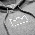 Embroidered Logo Hoodie - Heather Gray