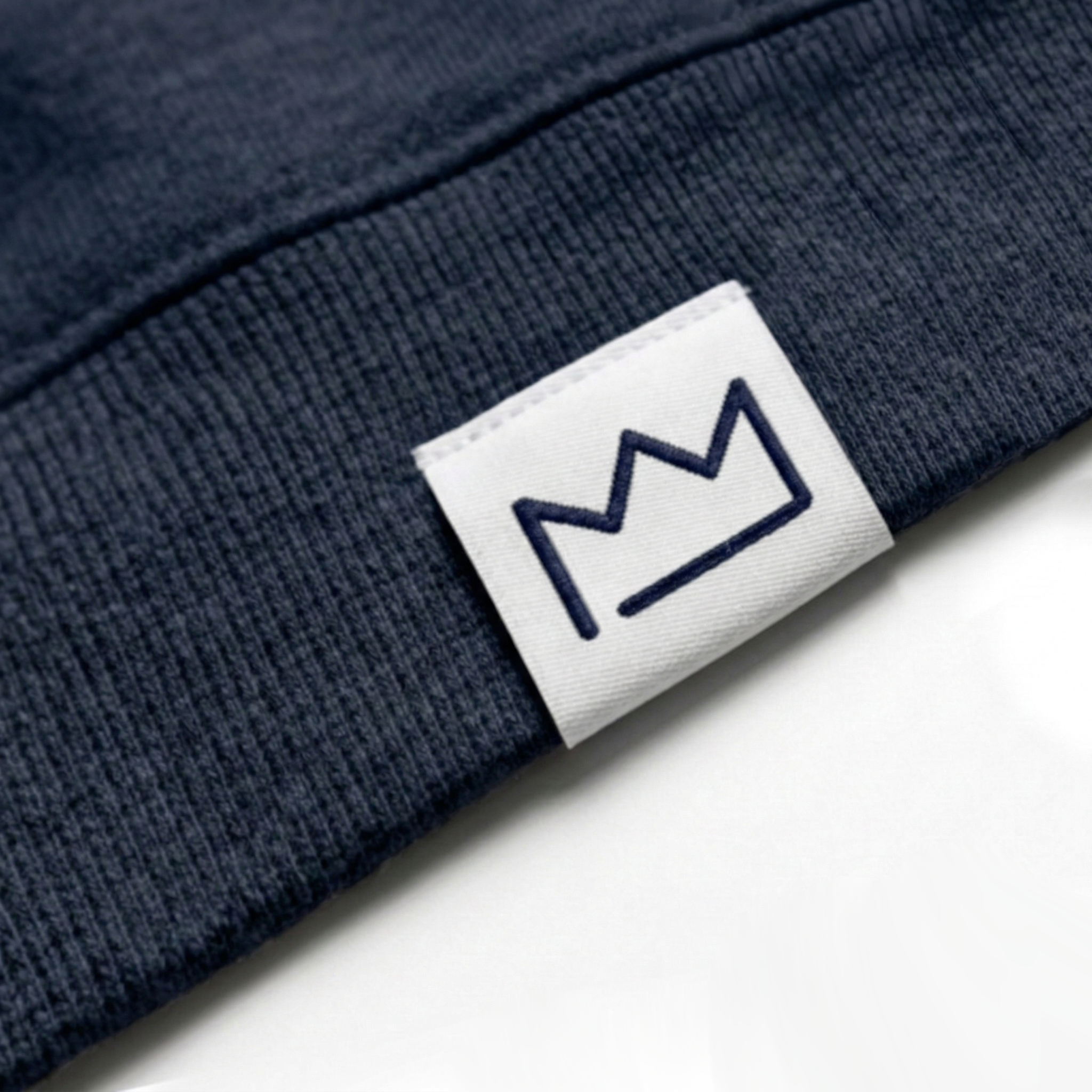 Embroidered Logo Hoodie - Navy